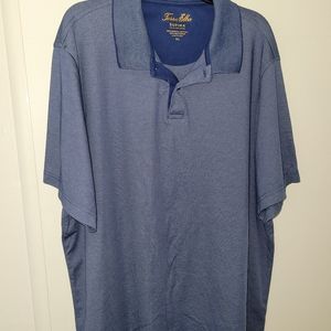 Tasso Elba Supima Polo XL Blue